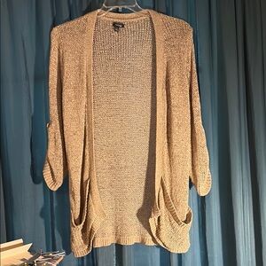 Apt. 9 Cream Knit Cardigan Sweater